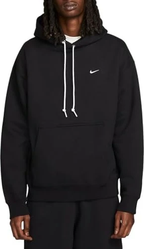 Nike Solo Swoosh Fleece Hoodie schwarz/weiß (Herren)
