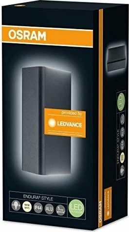 Osram Endura Style UpDown Midi Square 14W Wandleuchte schwarz