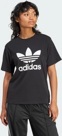 adidas Trefoil Regular T-Shirt kurzarm schwarz (Damen)