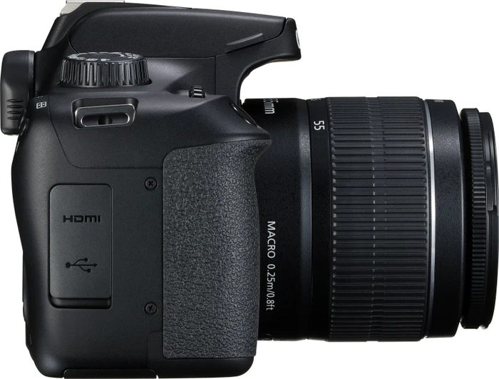 Canon EOS 4000D mit Objektiv EF-S 18-55mm 3.5-5.6 und EF 75-300mm 4.0-5.6 III