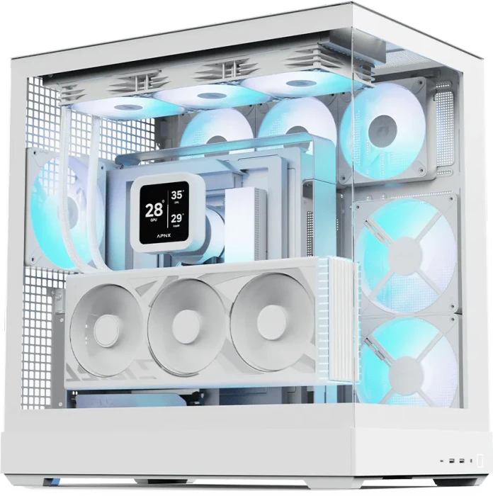 APNX V2-F White, Glasfenster