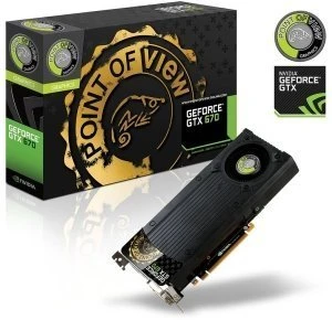 Point of View GeForce GTX 670 Single Fan, 2GB GDDR5, 2x DVI, HDMI, DP