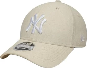 New Era 9TWENTY New York Yankees M-Crown Linen Kappe cream