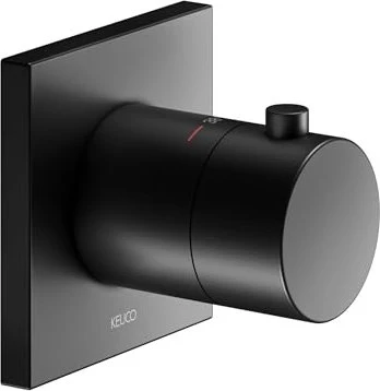 Keuco IXMO 59553 Comfort Thermostat eckig schwarz matt