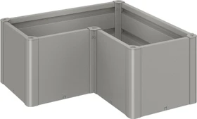 Biohort Pflanzbeet Belvedere L100Mini Hochbeet 102x102cm quarzgrau-metallic