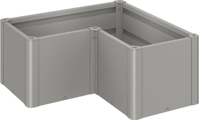 Biohort Pflanzbeet Belvedere L100Mini Hochbeet 102x102cm quarzgrau-metallic