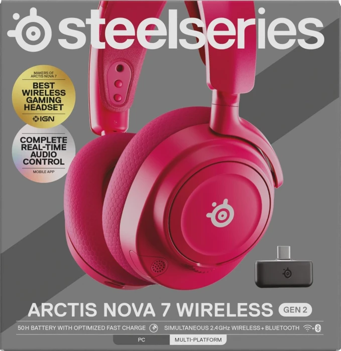 SteelSeries Arctis Nova 7 Wireless Gen 2 magenta
