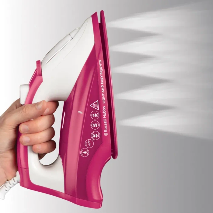 Russell Hobbs Light & Easy Brights Dampfbügeleisen berry