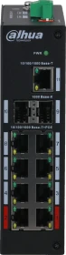Dahua PFS32 Industrial Railmount Gigabit Switch, 9x RJ-45, 2x SFP (PFS3211-8GT-120)