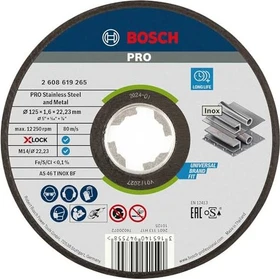 Bosch Professional X-LOCK Expert for Inox Trennscheibe, 125x1.6x22.23mm, 1 Stück