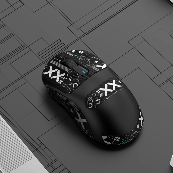 Attack Shark X3Pro Wireless Gaming Mouse schwarz, inkl. Grip Tape, USB/Bluetooth