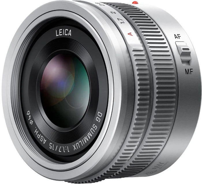 Panasonic Leica DG Summilux 15mm 1.7 ASPH silber