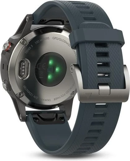 Garmin Fenix 5 silber/blau