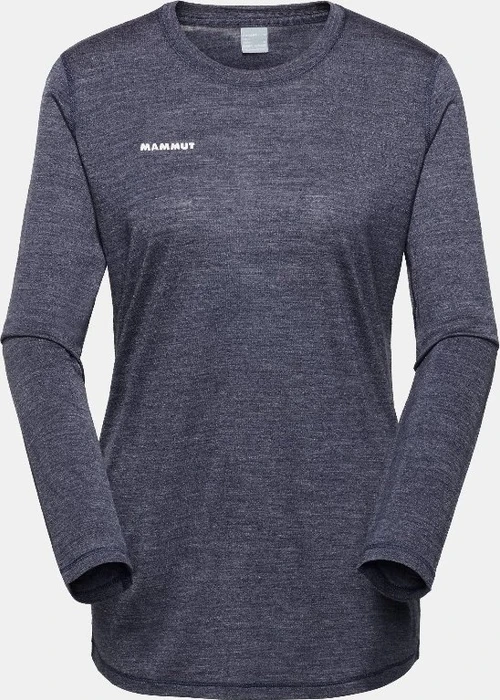 Mammut Tree Wool FL Funktionsshirt langarm marine melange (Damen)