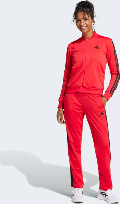 adidas Essentials 3-Streifen Trainingsanzug pure ruby (Damen)