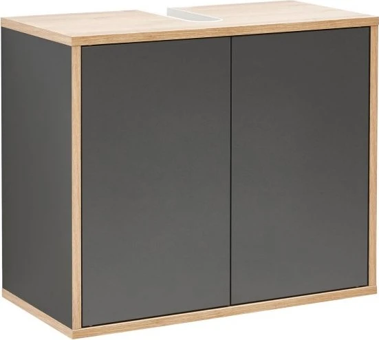 Fackelmann Finn Waschtisch-Unterschrank 60cm grau