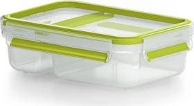 Emsa Clip&Go rechteckig Aufbewahrungsbehälter 600ml grün