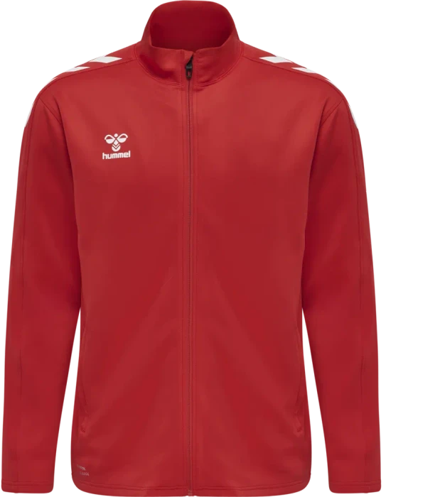 hummel Core XK Poly Zip Sweat Trainingsjacke true red