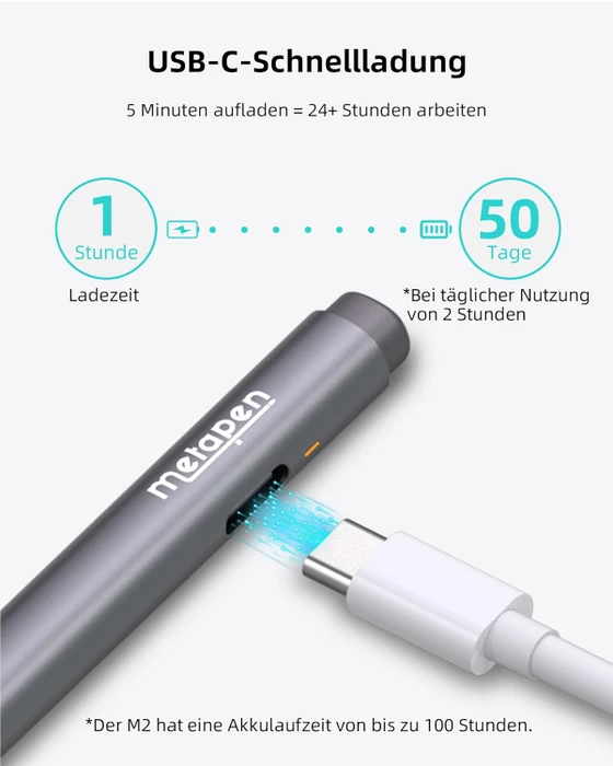 Metapen M2 Surface Pen, grau