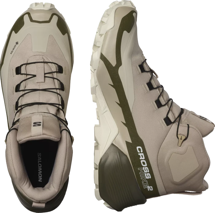 Salomon Cross Hike 2 Mid GTX feather grey/olive night/white (Damen)