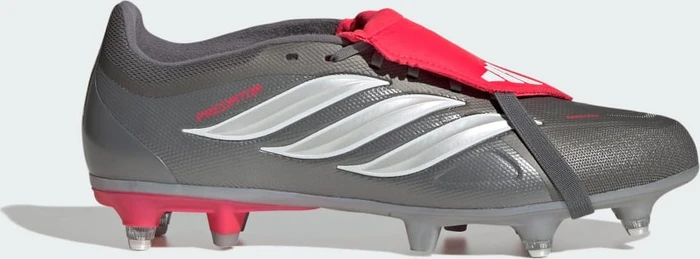 adidas Predator League Fold-Over Tongue SG iron metallic/zero metalic/lucid red