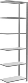 Schulte Lagertechnik Multiplus 150 Anbauregal 75x250x40cm verzinkt
