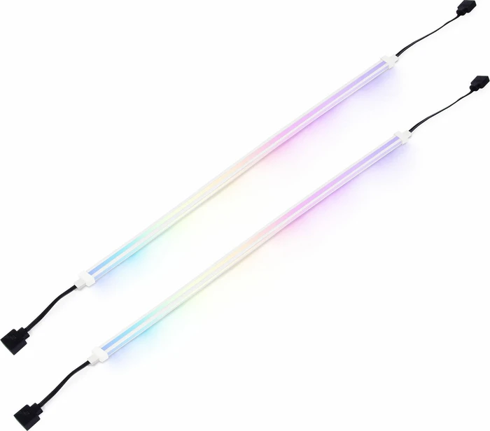 SilverStone LS04, ARGB beleuchtet, LED-Streifen, weiß