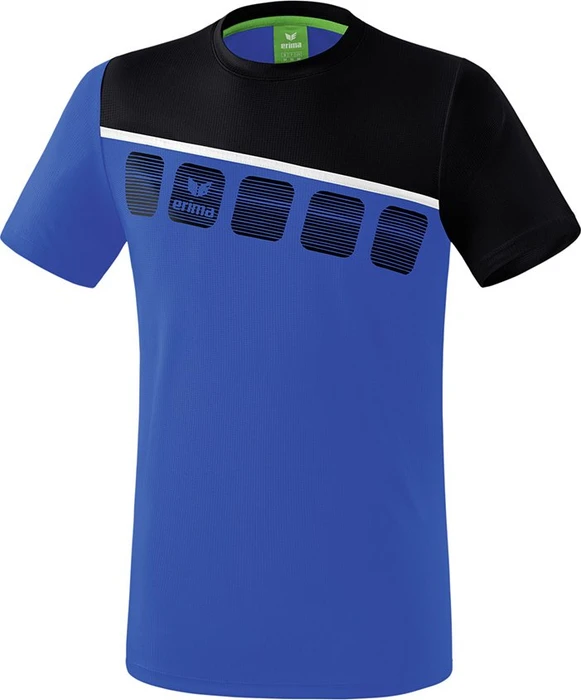 Erima 5-C Funktionsshirt kurzarm new royal/black/white (Herren)