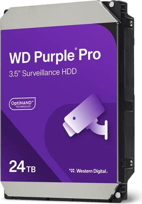 Western Digital WD Purple Pro 24TB, 24/7, 512e / 3.5" / SATA 6Gb/s