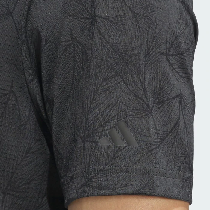 adidas Ultimate365 Mesh Print Poloshirt kurzarm carbon/black (Herren)