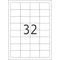 Herma Etiketten Premium, 48.3x33.8mm, weiß, matt, 25 Blatt (800 Etiketten) Vorschaubild