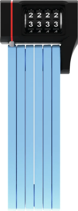 ABUS uGrip Bordo 5700/80 Combo Faltschloss, Zahlenkombination core blue