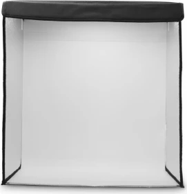 Hama Mini-Fotostudio ToGo, faltbare Fotobox mit LED-Ringlicht, 50x50cm