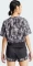 adidas Train Essentials Allover Print Flower Tie-Dye Funktionsshirt kurzarm schwarz (Damen) Vorschaubild