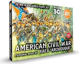 AK-Interactive 3rd Gen Acrylic Colors Signature Set Rafa Archiduque American Civil War Farbset, 18-tlg.