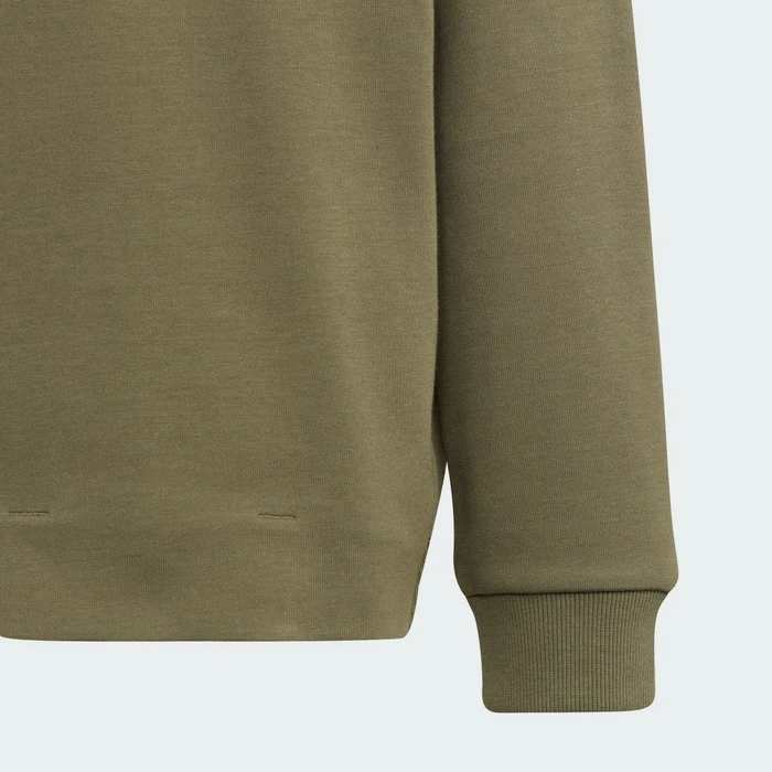 adidas Future Icons Logo Hoodie olive strata/black (Junior)