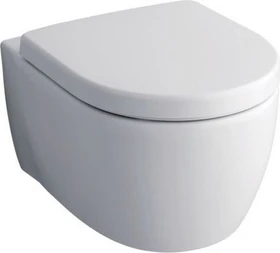 Geberit iCon Wand-WC Tiefspüler, geschlossene Form weiß/KeraTect