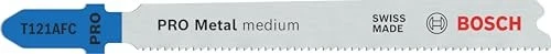 Bosch Professional PRO T121AFC Metal medium Stichsägeblatt 21TPI, 92mm, 3 Stück
