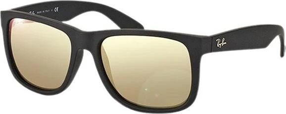 Ray-Ban RB4165 Justin Classic 54mm schwarz/light brown-mirror gold