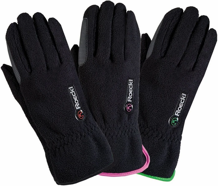 Roeckl Kairi Handschuhe schwarz/grün (Junior)