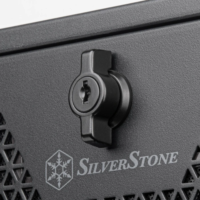 SilverStone RM44, Rackmount Storage, schwarz, 4HE, ATX