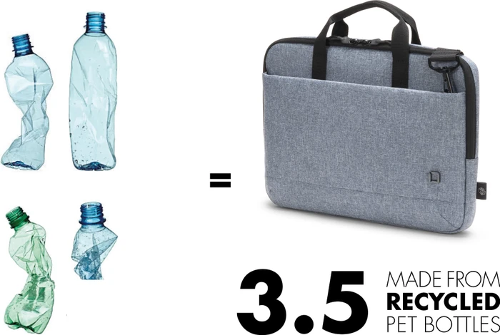 Dicota Slim Eco Motion 10-11.6" Notebooktasche, blau