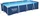 Bestway Steel Pro Frame Pool rechteckig 400x211x81cm blau (56405)