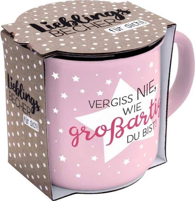 Sheepworld Kaffeebecher Vergiss nie wie großartig Du bist 350ml