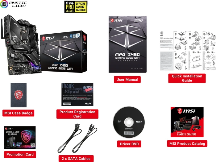 MSI MPG Z490 Gaming Edge WiFi (Intel 1200)