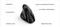Adesso iMouse E7 Vertical Ergonomic Programmable Mouse schwarz, Linkshänder, USB Vorschaubild
