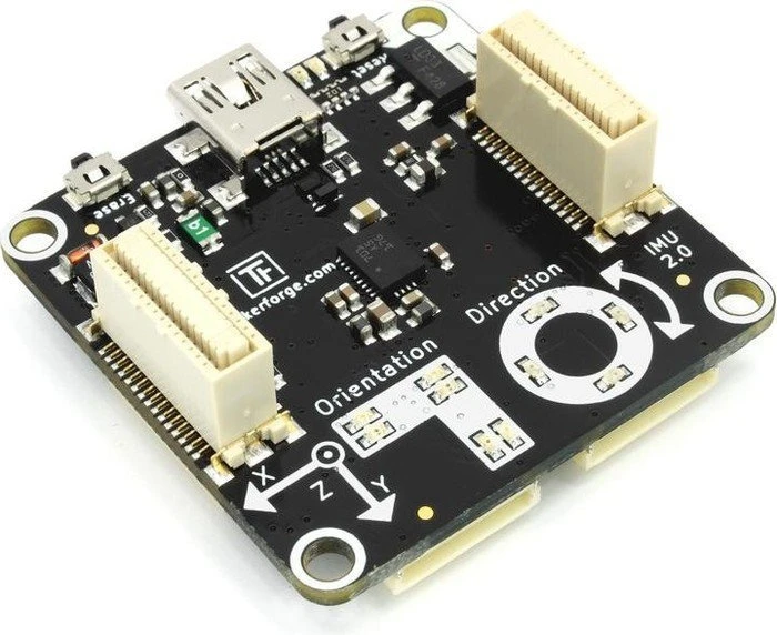 TINKERFORGE IMU Brick 2.0 – 9-DOF Trägheitssensor Mit 3-Achsen Beschleunigung, Gyroskop & Kompass, USB, Für Roboter & IoT