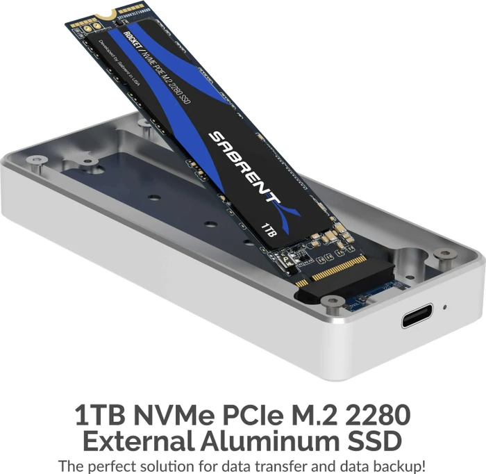 Sabrent Rocket Pro SSD, 1TB, USB-C 3.1
