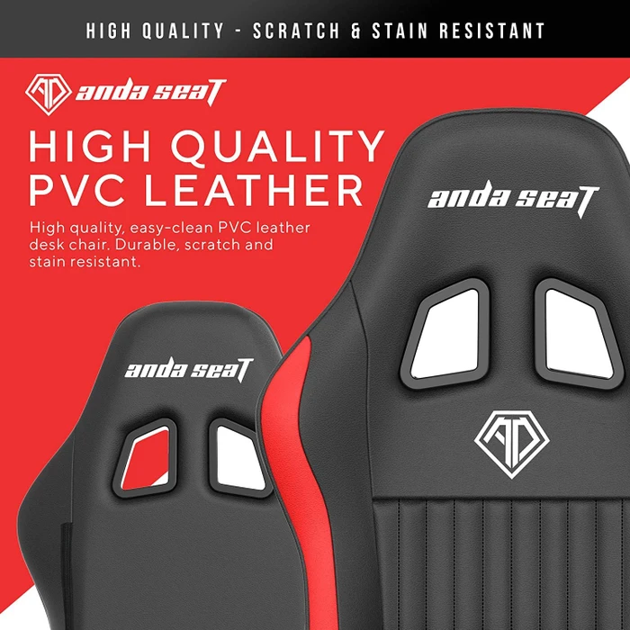 Anda Seat Jungle Premium Gamingstuhl, schwarz/rot