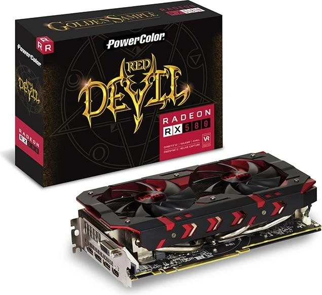 PowerColor Red Devil Radeon RX 580 Golden Sample, 8GB GDDR5, DVI, HDMI, 3x DP